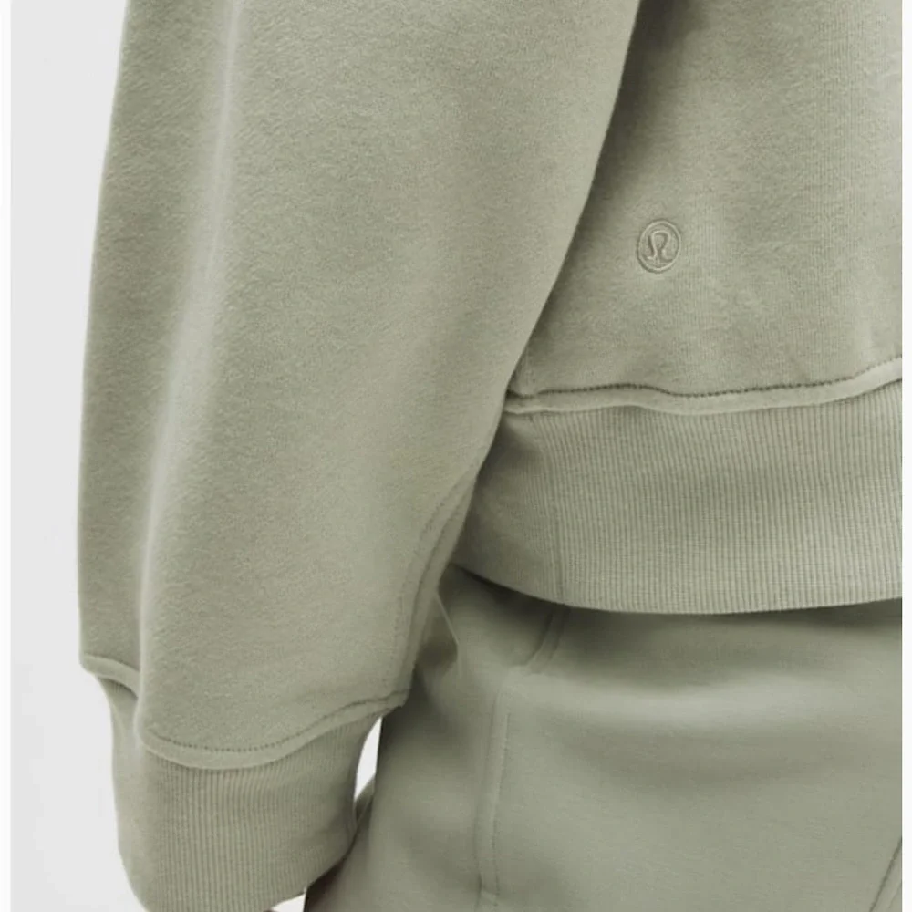 Lululemon Steady State Oversized Hoodie Fog Green Women's Large